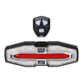 thumbnail image 2 of Juego de luces traseras delanteras y traseras para bicicleta Colamx luz LED recargable plata, 2 of 8