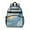 Blue Marble Gold-1, variant on Pink Glitter White Marble Pattern Backpack for School,Cute School Bag,Schoolbag with Adjustable Shoulder Straps & Padded Back,15.25"x11.5"x5.25"