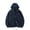 Navy, variant on Men's Solid Color Loose Casual Zip-Up Detachable Hood Warm Long Sleeve Fleece Jacket Navy XXXXL