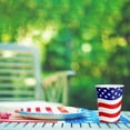 thumbnail image 3 of Party Tableware under $5! Xqxayjr Independence Day Party Supplies, USA Flag Themed Tableware Set, Red White Blue Plates Cups Napkins, Patriotic July 4th Celebration Decor, 3 of 4