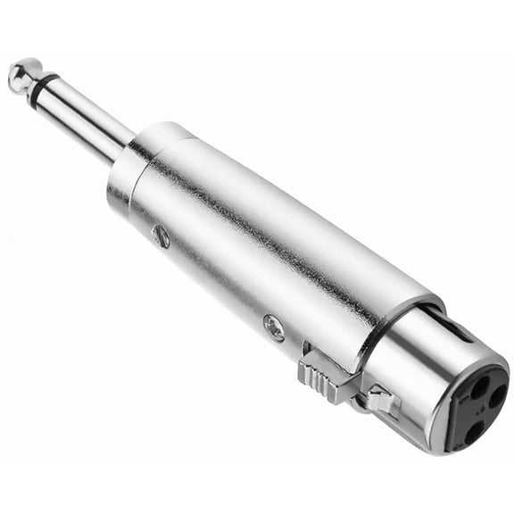 AT TQTMXLRF XLR Female to 1/4" Mono Male Adapter Converter Gender Audio Coupler