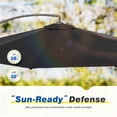 thumbnail image 6 of CHYVARY 10ft Outdoor Round Offset Umbrella Patio Cantilever Outside Hanging Umbrella for Deck, Poolside and Patio, Black, 6 of 8