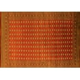 thumbnail image 1 of Ahgly Company Machine Washable Indoor Rectangle Oriental Yellow Industrial Area Rugs, 4' x 6', 1 of 4