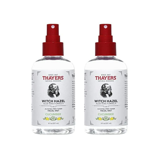 Thayers AlcoholFree Cucumber Facial Mist Toner 8 oz (Pack of 2