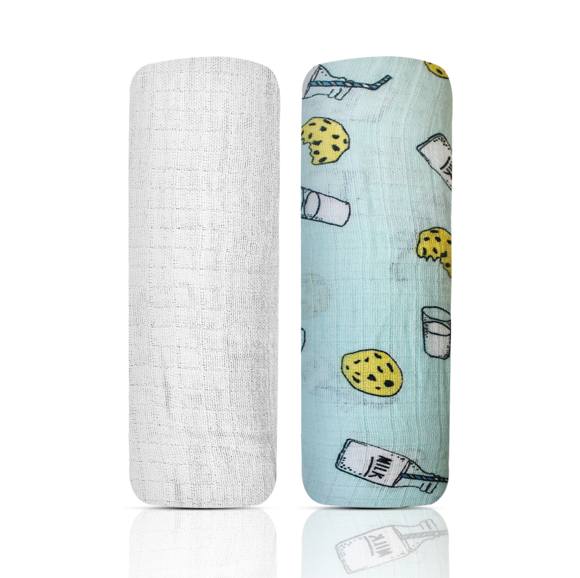 MODERN BABY Muslin Swaddle Blankets, 2 Pack Newborn