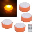 thumbnail image 3 of Luces LED De Calabaza, Ajuste De Modo De Lámpara Decorativa Fácil De Colgar 4 Piezas Para Fiesta Para Sala De Estar Para El Hogar, 3 of 7