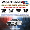 thumbnail image 2 of 2018 Audi S3 Beam Wiper Blades Wipers w/1yr Warranty (Set of 2), 2 of 5