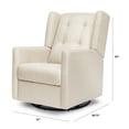thumbnail image 4 of Davinci Maddox Recliner and Swivel Glider in Natural Oat, 4 of 4