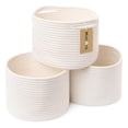 thumbnail image 1 of Cesta de almacenamiento pequeña para organizar estanterías en forma de cubo Cestas de almacenamiento para armario, 1 of 5