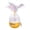 Orange, variant on Dualoai Tumbler Cat Toy 360 degree Rotation with Teaser Wobbling Tumbler Toy Feather Blue