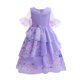 thumbnail image 4 of Disney-Disfraz De Encanto para niña, vestido De princesa con manga acampanada, con volantes, para fiesta De cumpleaños, 4 of 5