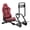 Red, variant on GTPLAYER Racing Simulator Cockpit with Monitor Stand, Racing Style Reclining Seat with Bluetooth Speakers, Red