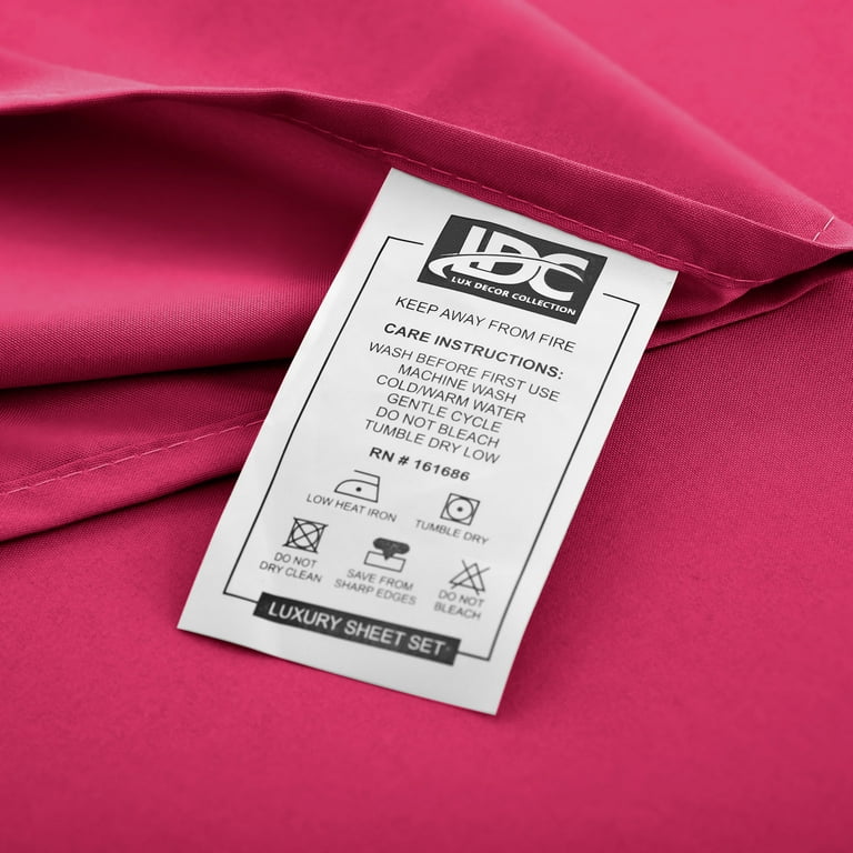 Lux Decor Collection Microfiber Queen Bed Sheets, 6 Pc Deep Pocket Bedding  Set - Vanilla, Queen - Harris Teeter