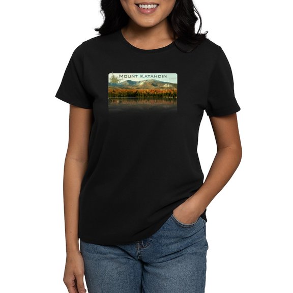 CafePress - Baxter State Park Women's Dark T Shirt - Women's Traditional Fit Dark T-Shirt