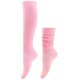 thumbnail image 4 of Calcetines cálidos de color liso para mujer de los años 80 a 90, de punto apretado y muy largos, de poliéster., 4 of 5