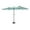 Light Green, variant on 14.8 Ft Outdoor Rectangular Patio Umbrella, Rust-Resistant Steel Double Sided Market Table Umbrella with Crank