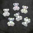 thumbnail image 5 of U8MO 100 Transparent ClearAB Acrylic Flatback Bear 15mm Rhinestone Cabochon, 5 of 6