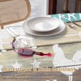 thumbnail image 4 of Retro Farm Round Tablecloth 60 inches Animal Cow Pig Chicken Country Brown Green Wooden Waterproof Oil-Proof Table Cloth Round Table Cover for Holiday Party Picnic Dinner Decor Indoor and Outdoor Use, 4 of 9