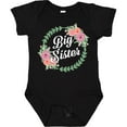 thumbnail image 3 of Inktastic Big Sister with Flower Circle Girls Baby Bodysuit, 3 of 5