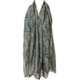 thumbnail image 3 of Wrapables® Lightweight Musical Notes Long Scarf, Gray, 3 of 5