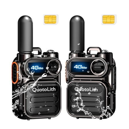 Global Walkie Talkie Rapid Radio Unlimited Range for Adult Two Way Radio Long Range 1000 Mile,2Pcs