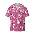 thumbnail image 3 of Goofa Love Dog Printed Men's Casual Short-sleeved Shirt,Lightweight Breathable Button-down,Summer Casual men's top,Versatile Fashion shirt-Small, 3 of 7