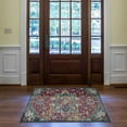 thumbnail image 4 of Ottomanson Non-Slip Area Rug for Living Room 3'3" x 5' Durable Low Profile Carpet, Red/Blue Oriental, 4 of 8