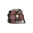 thumbnail image 4 of Glen Appin of Scotland Harris Tweed Bag 'Thurso' Square Handbag in Muted Green & Purple Tartan, 4 of 5