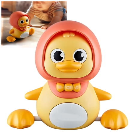 Tummy Time Duck Family Toy Walking Duck with Baby Ducks 3 Pack Light up Swinging Crawling Toys for 6-12 Months Toddlers Boy Girl for 1 Year Old Boy Learning to Walk