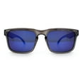 thumbnail image 5 of Premium Kush Polarized Rectangle Sport Horn Rim Sunglasses Slate - Blue Mirror, 5 of 8