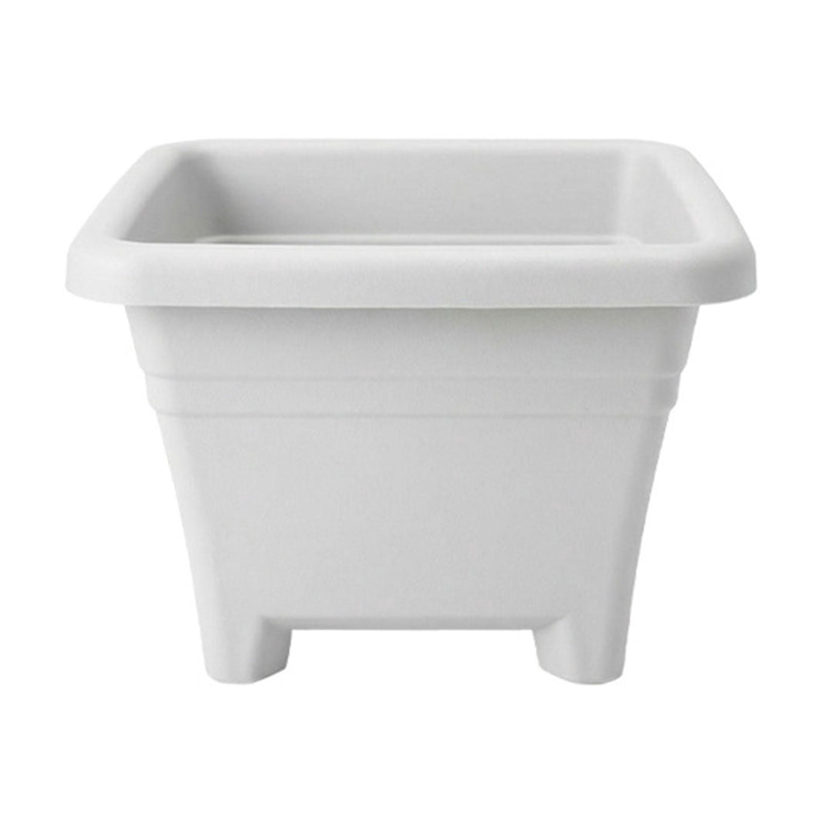 Large Square Plastic Planter, 11" x 11" Breathable Root Control Pot for Indoor & Outdoor Gardening
