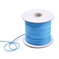 thumbnail image 3 of 1roll Korean Waxed Polyester Cord Deep Sky Blue 1mm about 85yards roll, 3 of 5