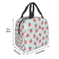 thumbnail image 3 of Honeii Hand Drawn Strawberry Print Lunch Bag Women, Lunch Box Lunch Bag for Women Adult Men, Small Leakproof Cute Lunch Tote Large Capacity Reusable, 3 of 8