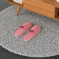 thumbnail image 4 of Bulk 30 Pairs Disposable House Slippers for Family, Guests - Mixed Multi Color Linen Indoor Home Spa Hotels Office Slipper for Women, Men, 4 of 5