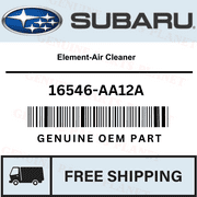 2PC OEM GENUINE SUBARU 2007-2019 Element-Air Cleaner - 16546-AA12A