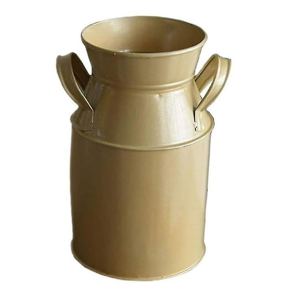 Metal Vase Flower Arrangement Bouquet Dried Flowers Flower Bucket