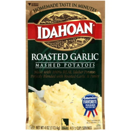 Idahoan, Mashed Potatoes, Roasted Garlic