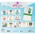 thumbnail image 2 of Love the Journey 2027 14 X 24 Inch (Hanging) Monthly Deluxe Wall Calendar Featuring the Artwork of Jo Moulton Linen Enve, (Paperback), 2 of 10