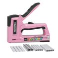 thumbnail image 1 of Clavadora manual Staple Gun WORKPRO Pink 6 en 1 con grapas, 1 of 9