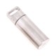 thumbnail image 1 of Mini cápsula sellada portátil de acero inoxidable, pastillero impermeable para acampar, colgante para viajes al aire libre, 1 of 4