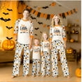 thumbnail image 3 of Halloween Pajama Set Long Sleeves and Pants Two-Piece Set Holiday Pajamas Cute Pumpkin Ghost Spider Skull Print Pajamas Pajamas Unisex Couple Outfit Family Pajamas,Toddler 4 years, 3 of 6