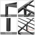 thumbnail image 5 of Modern Metal Bed Frame No Box Spring Needed/Reinforced Steel Structure withMetal Slats/Easy to Assemble/Under 12.8inch Storege Space/Anti Mattress Sliding/Noise Free, 5 of 9