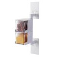 thumbnail image 1 of 1 Ensemble Boîte à Épices Grande Capacité Auto-Adhésive Rotative Boîte de Rangement pour Condiments Fournitures pour la Maison, 1 of 8