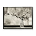 thumbnail image 5 of Stupell Industries Monochrome Botanical Orchid Flower Windowsill Photography Black Framed Art Print Wall Art, 30x24, by Kelly Sinclair, 5 of 5