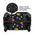 thumbnail image 4 of Bixox Washable Rainbow Jellyfishes Printed Luggage Cover, Fashion Suitcase Protector Fits for Small luggage, 4 of 8