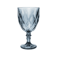 thumbnail image 1 of Juego 8 Copas de Vidrio Cristal para Champaña Vino Agua Color Azul Cobalto, 1 of 1