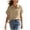 Khaki, variant on Annhoo Button down Shirts for Women Summer Casual Short Sleeve Collared Blouses Plus Size Loose Tops with Pockets