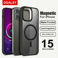 thumbnail image 3 of Magnetic Phone Case for iPhone 15 Pro Max Case Magsafing Cover For iPhone 14 13 12 11 Pro Max Wireless Charging For Magsafe Case G Matte Pink For iPhone 13, 3 of 6