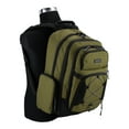 thumbnail image 2 of Eastsport Bungee Expandable Backpack, Dark Olive Ripstop, 2 of 9