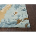 thumbnail image 4 of Alora Decor Flare 5' x 8' Abstract Blue/Grey/Teal/Gold Hand-Tufted Area Rug, 4 of 4
